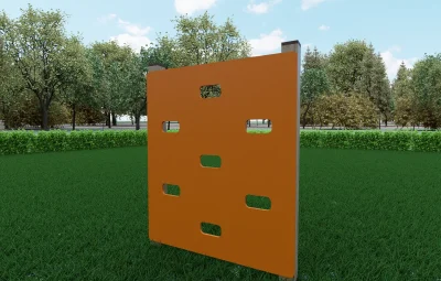 Стенка для лазания с шестом YDS 20-003