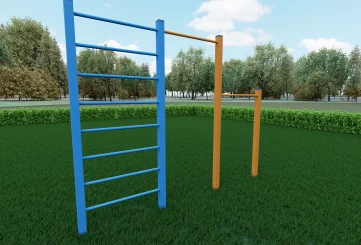 Турник со шведской стенкой YDS 30-005