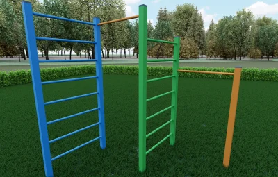 Турник со шведской стенкой тип 1 YDS 30-006