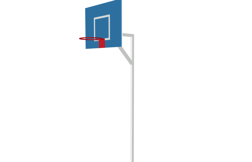 Стойка баскетбольная (без сетки) YDS 30-102