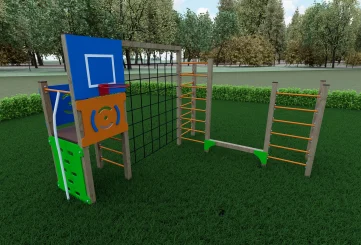 Игровой комлпект тип 8 (с канатной сеткой) YDS 40-008