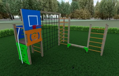 Игровой комлпект тип 8 (с канатной сеткой) YDS 40-008