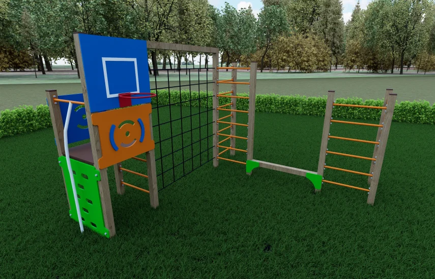 Игровой комлпект тип 8 (с канатной сеткой) YDS 40-008