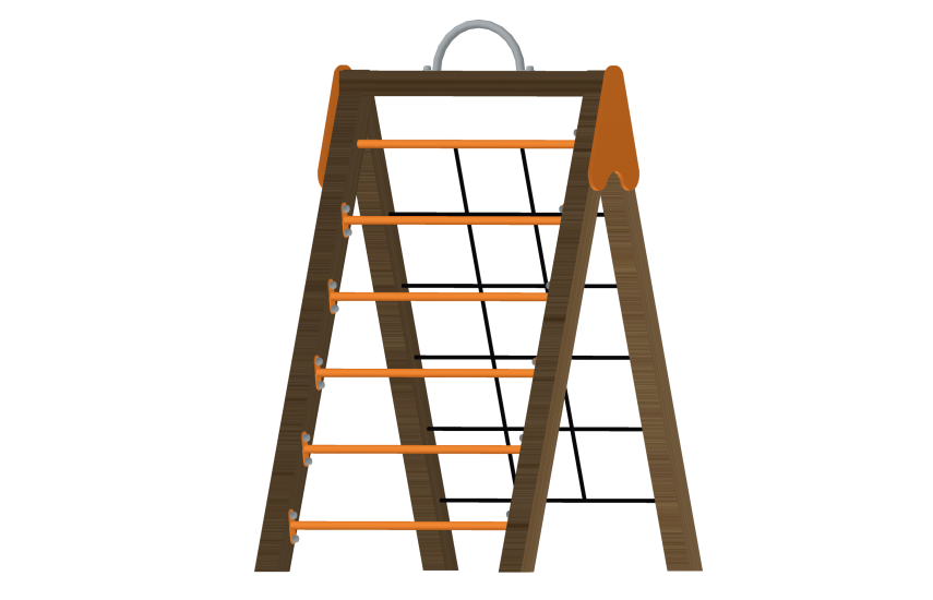 Игровой комплекс тип 10 (с канатной сеткой) YDS 40-010