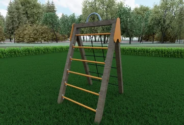 Игровой комплекс тип 10 (с канатной сеткой) YDS 40-010
