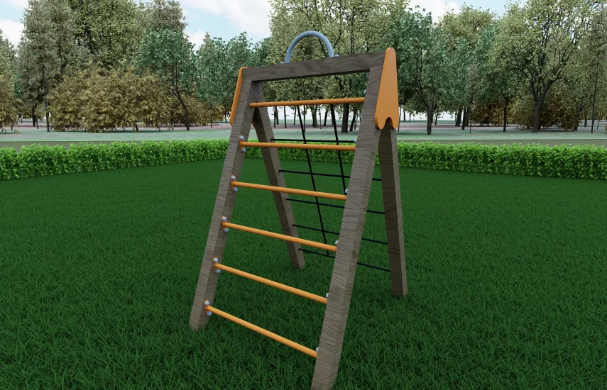 Игровой комплекс тип 10 (с канатной сеткой) YDS 40-010