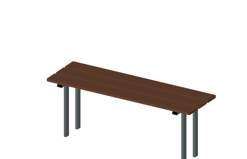 Лавочка тип 1 (фанера) YDS 50-001