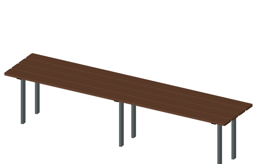 Лавочка тип 2 (фанера) YDS 50-003