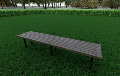 Лавочка тип 2 (брус) YDS 50-004