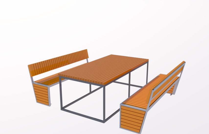 Столик с лавочками YDS-S-08